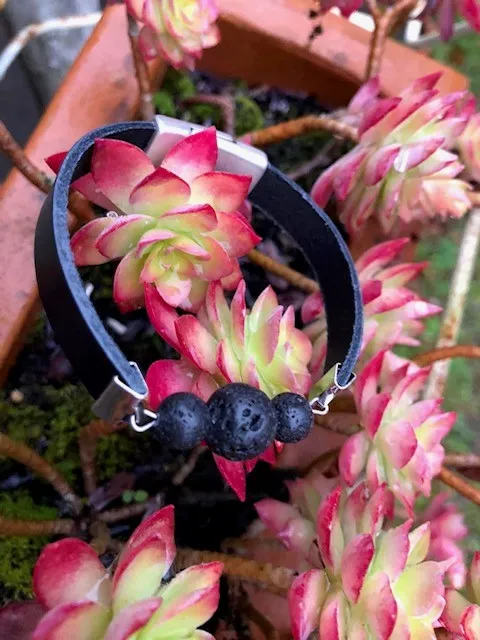 Bracelet diffuseur noir