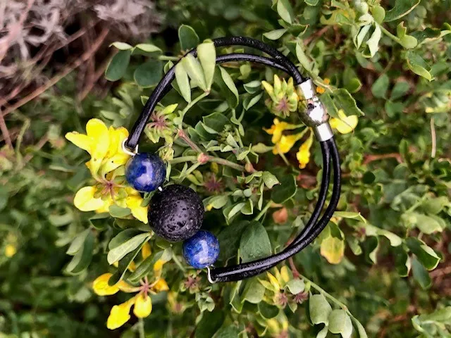 Bracelet diffuseur bleu