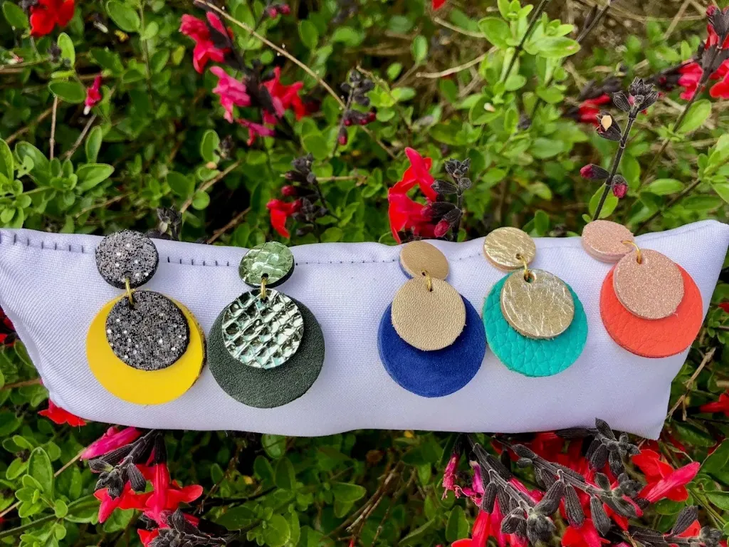 Boucles d'oreilles rondes rondes